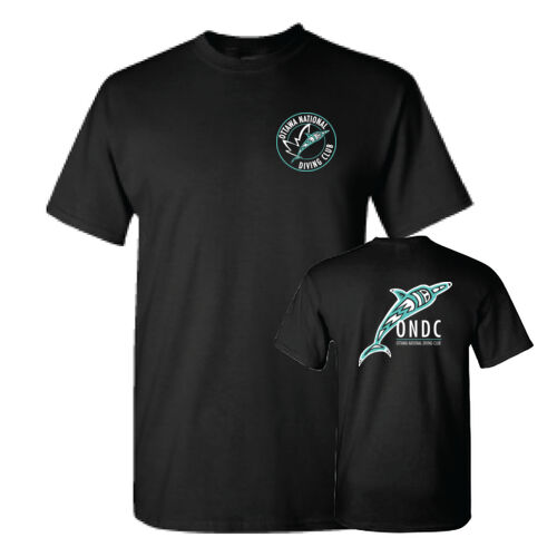 Gildan Unisex ONDC Emblem & Dolphin Printed T-Shirt Thumbnail